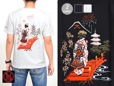京舞妓半袖Tシャツ◆クロップドヘッズ