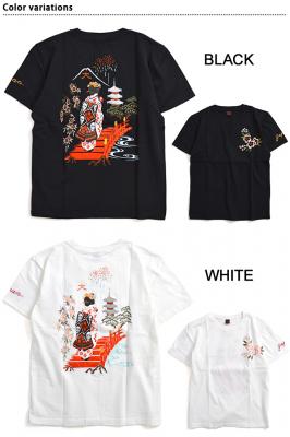 京舞妓半袖Tシャツ◆クロップドヘッズ