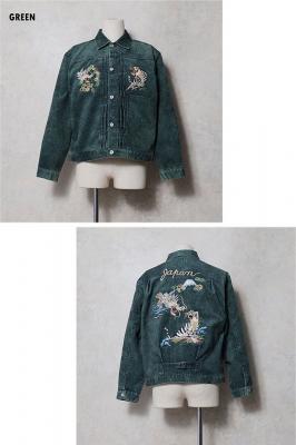 1stタイプコーデュロイ刺繍ジャケット「JAPAN」◆HOUSTON