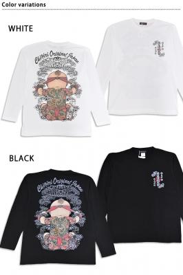 デカ原点回帰インクジェットロングTシャツ◆CHIGIRI