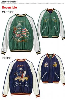 Mid 1950s Style AGING MODEL アセテートリバーシブルスカジャン「LANDSCAPE×EAGLE」◆テーラー東洋