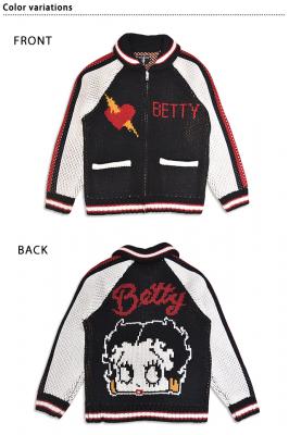 BETTY×ネバーマインド 3Gジャガードスカニット◆NEVER MIND
