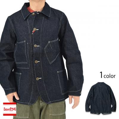 10.5oz.砂糖黍デニムワークコート◆SUGER CANE