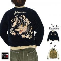 Mid 1950s Style �ʒ��L���g���o�[�V�u���X�J�W�����uWHITE DRAGON�~JAPAN MAP�v���e�[���[���m