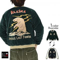 Late 1950s Style �ʒ��L���g���o�[�V�u���X�J�W�����uPOLAR BEAR�~ALASKA MAP�v���e�[���[���m